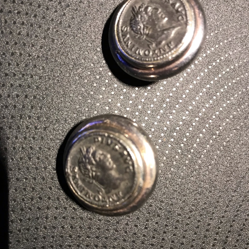 Silver Coin Earrings